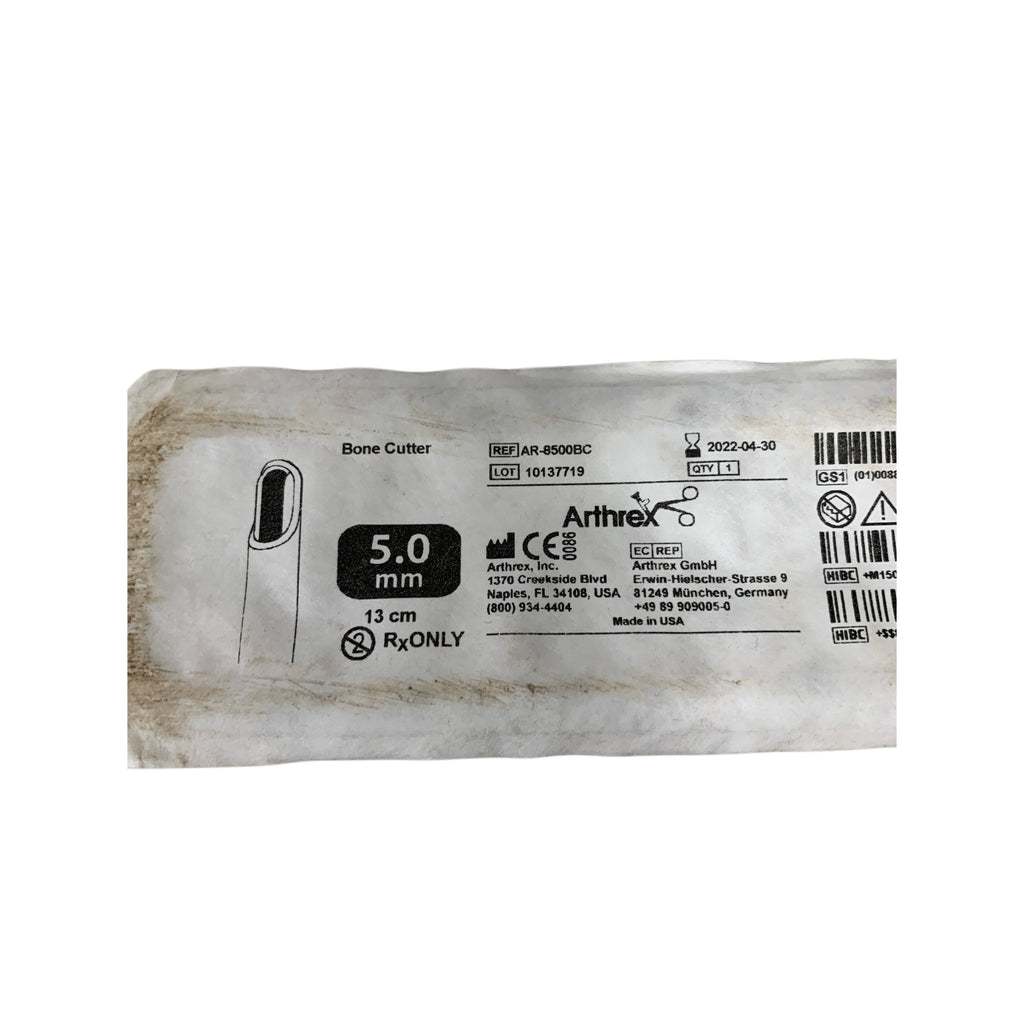 ARTHREX AR-8500BC Bone Cutter 5.0 mm 13 cm Exp 2022 04