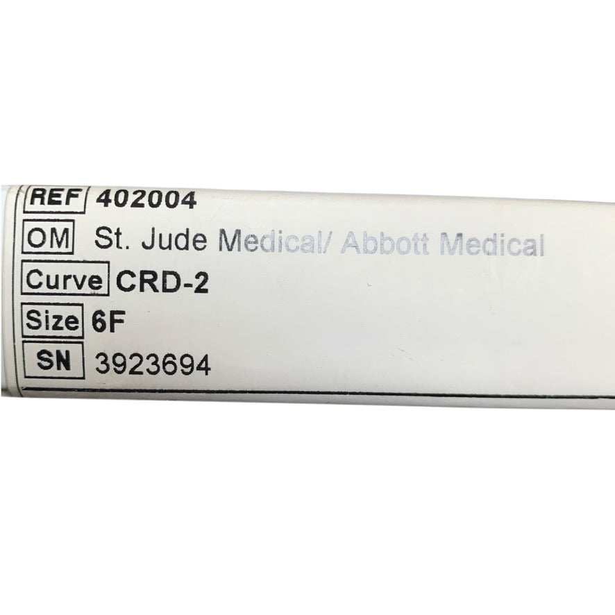 ST JUDE MEDICAL 402004 Daig Supreme Fixed Curve Diagnostic EP Catheter 6F (Reprocessed by Stryker) EXP 2024 04