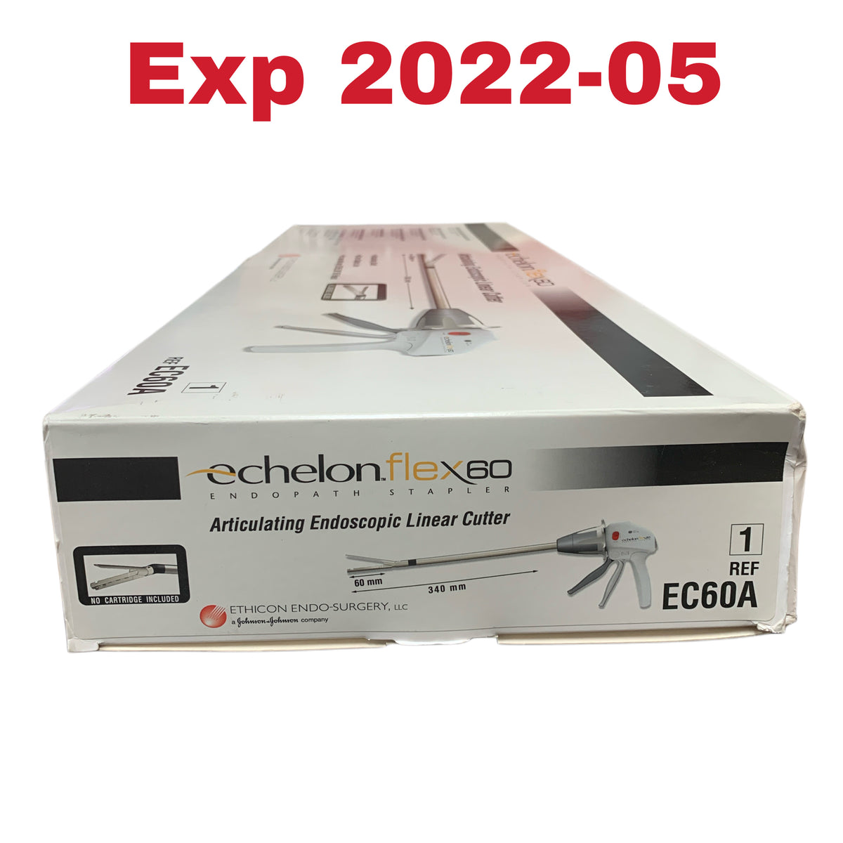 ETHICON EC60A Echelon Flex 60 Endopath Stapler Articulating Endoscopic Linear Cutter 60 mm 340 mm EXP 2022 05
