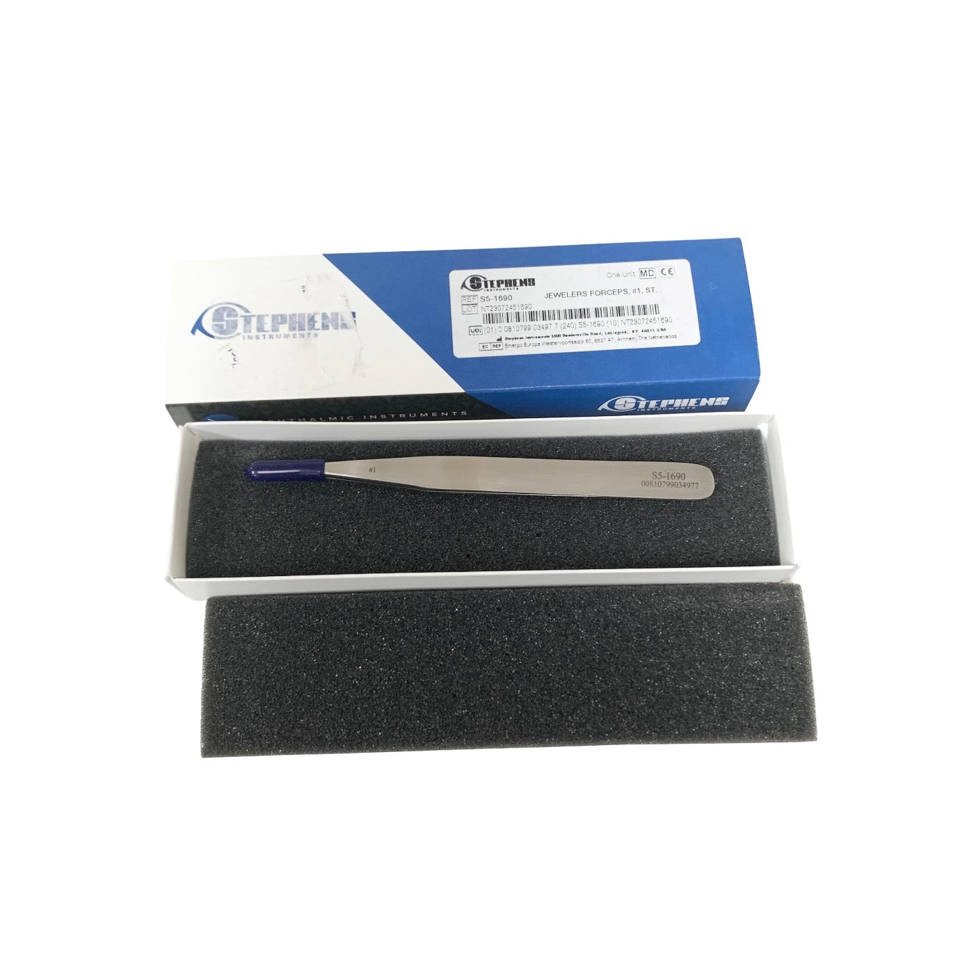 STEPHENS REF S5-1690 JEWELERS FORCEPS