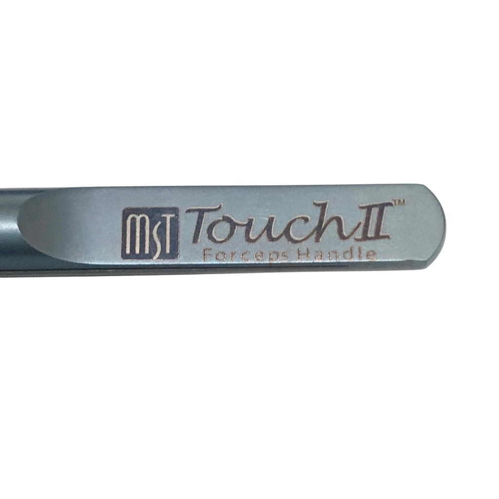 MST REF DFH-0009 & DFH-0026, 23g Ahmed Micro-Graspers, Curved & 23g Ahmed Needle Driver, Straight With Forceps Handle