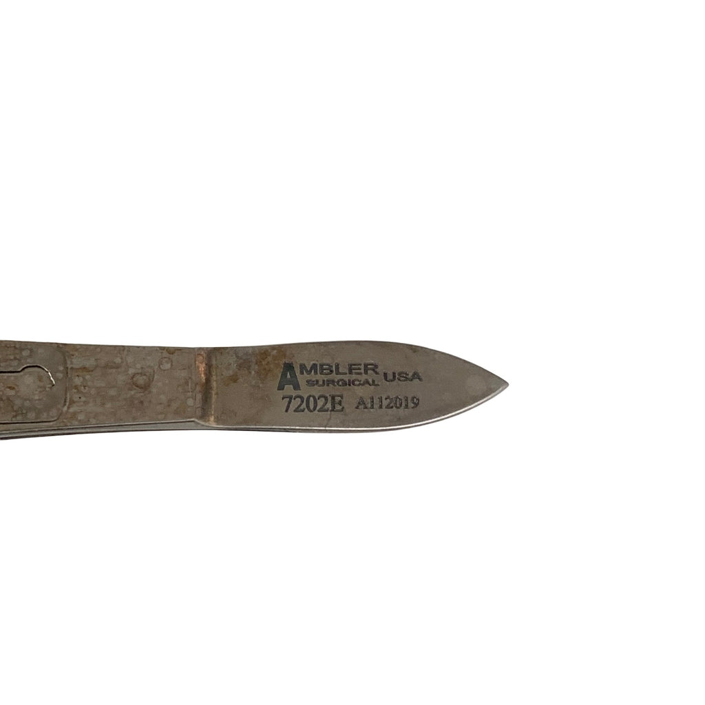 AMBLER REF 7202E Mueller/Putterman-type muscle forceps and clamp 3 3/4in concave 22.0mm jaws with 6 pins