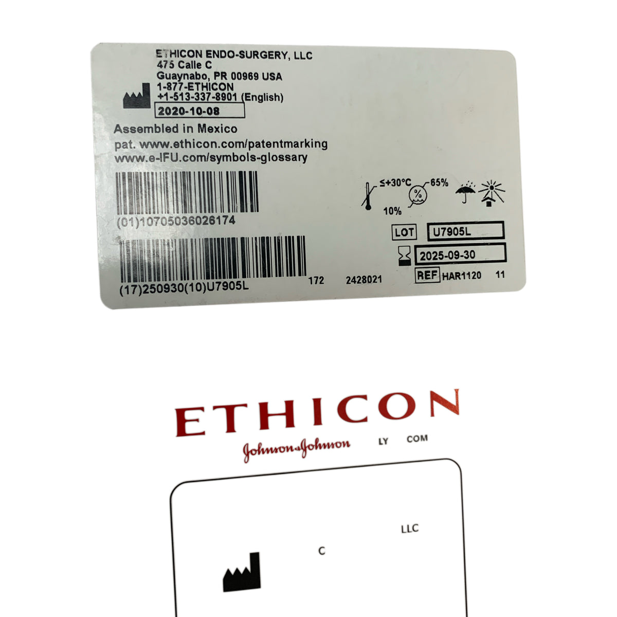 ETHICON HAR1120 Harmonic 1100 Shears Integrated Hand Piece 5 mm Diameter 20 cm Shaft Length EXP 2025 09