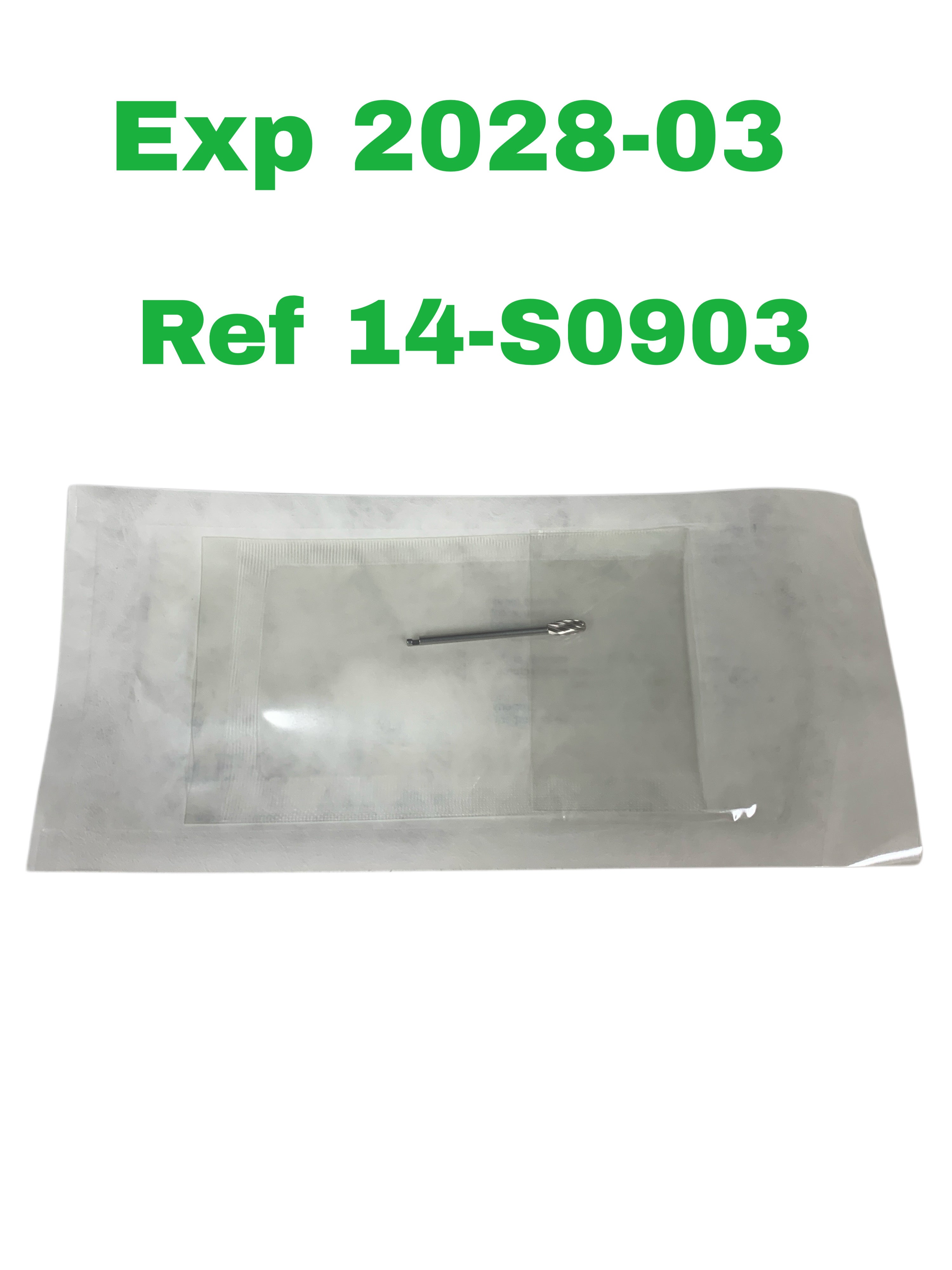 BRASSELER USA REF 14-S0903 Standard Bur Oval J-Latch Fluted Stryker 1607-2-35, Exp.2028/03
