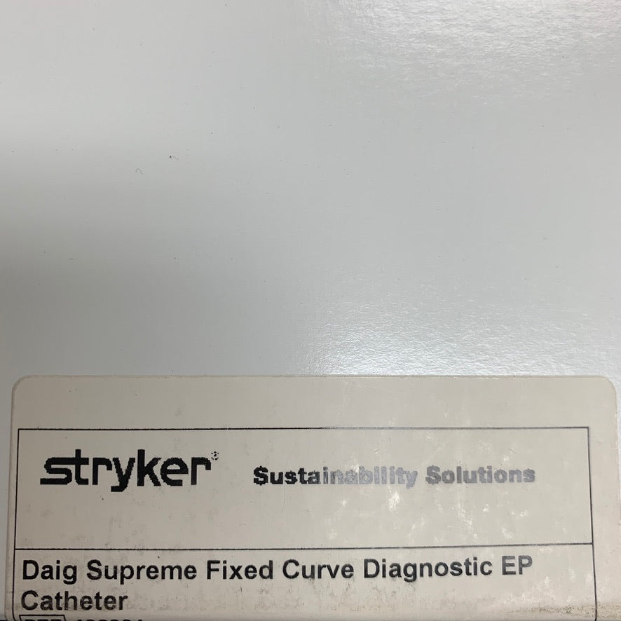 ST JUDE MEDICAL 402004 Daig Supreme Fixed Curve Diagnostic EP Catheter 6F (Reprocessed by Stryker) EXP 2024 04