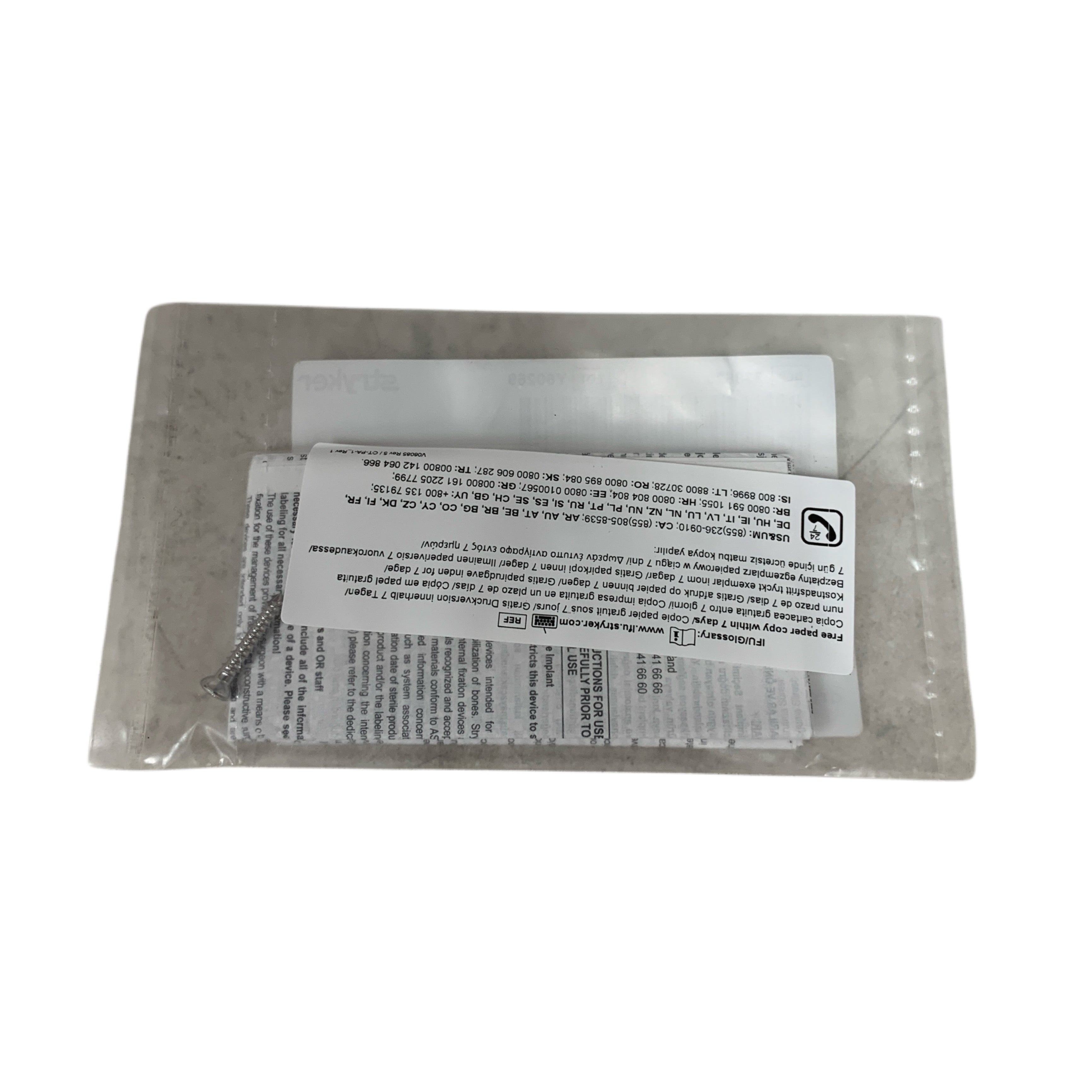 STRYKER 338620 Cortex Screw ST Stainless Steel 3.5x20mm