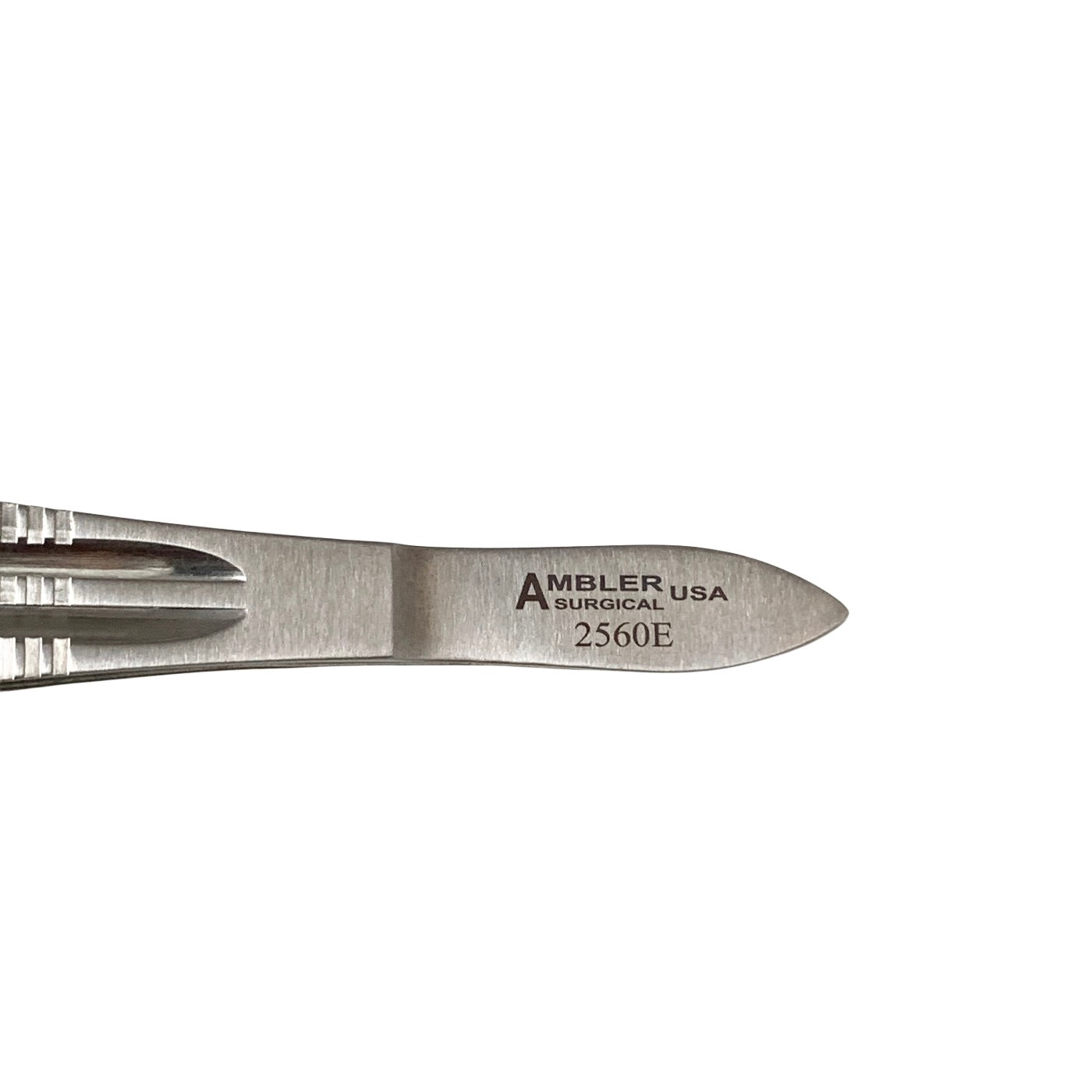 AMBLER Ref 2560E Harms tying forceps 4 1/4'',straight shafts, smooth jaws, 6.5mm tying platforms, wide flat handle