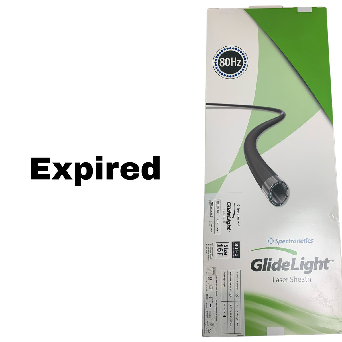 SPECTRANETICS 500-303 GlideLight Laser Sheath Kit 16F 80Hz EXP 2026 02