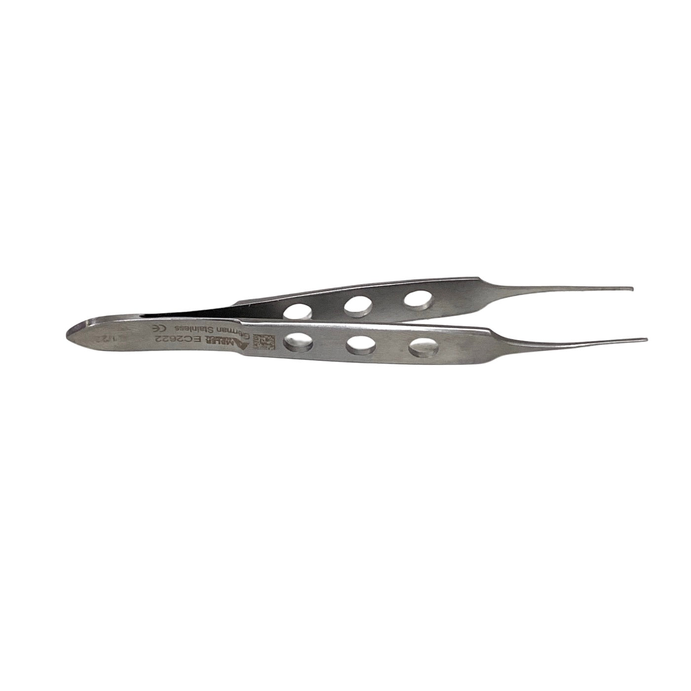 AMBLER REF EC2622 Bishop-Harmon tissue forceps 3 1/2'', straight shafts, delicate 0.3mm 1x2 teeth, economy pattern recommended for clinics/missio