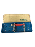 ALCON REF 712.00.41, Grieshaber REVOLUTION Handle, Red, With 3 Advanced DSP Forceps & Scissors Collection