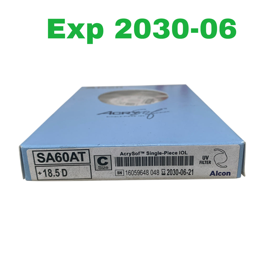 or Sale ALCON SA60AT +18.5D, C Size ,AcrySof™ Single-Piece IOLEXP 2030-06