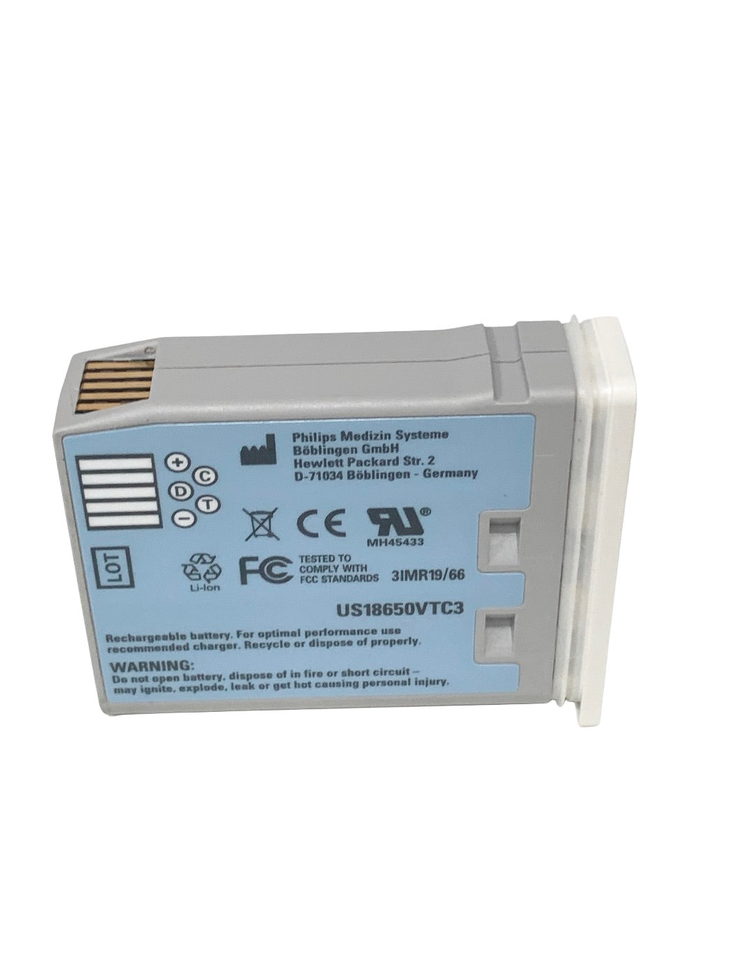 PHILIPS REF M4607A 11.1V 1600 mAh 17.76Wh Rechargeable Lithium Ion Battery - NEW Open