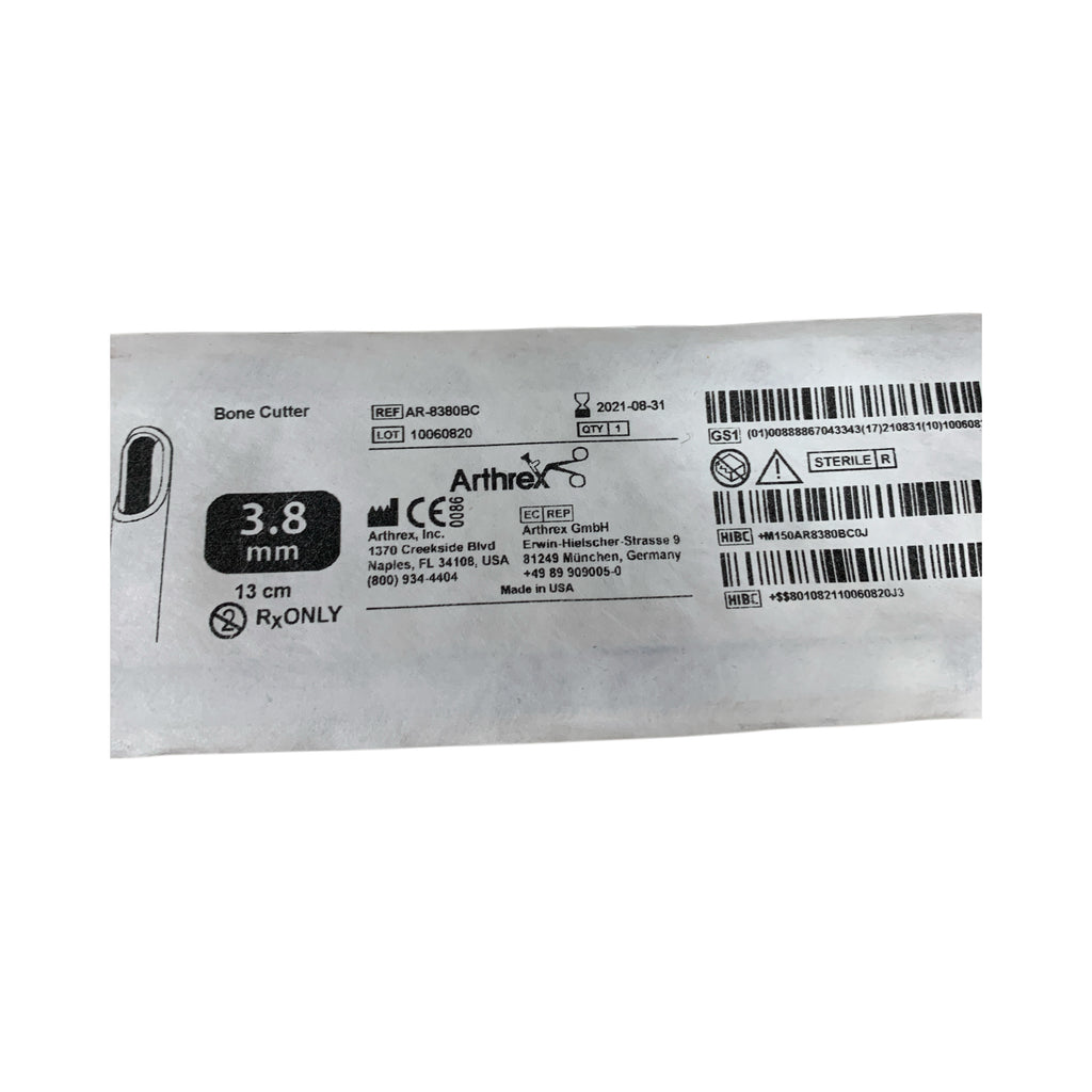 ARTHREX AR-8380BC Bone Cutter 3.8 mm 13 cm Exp 2021 08