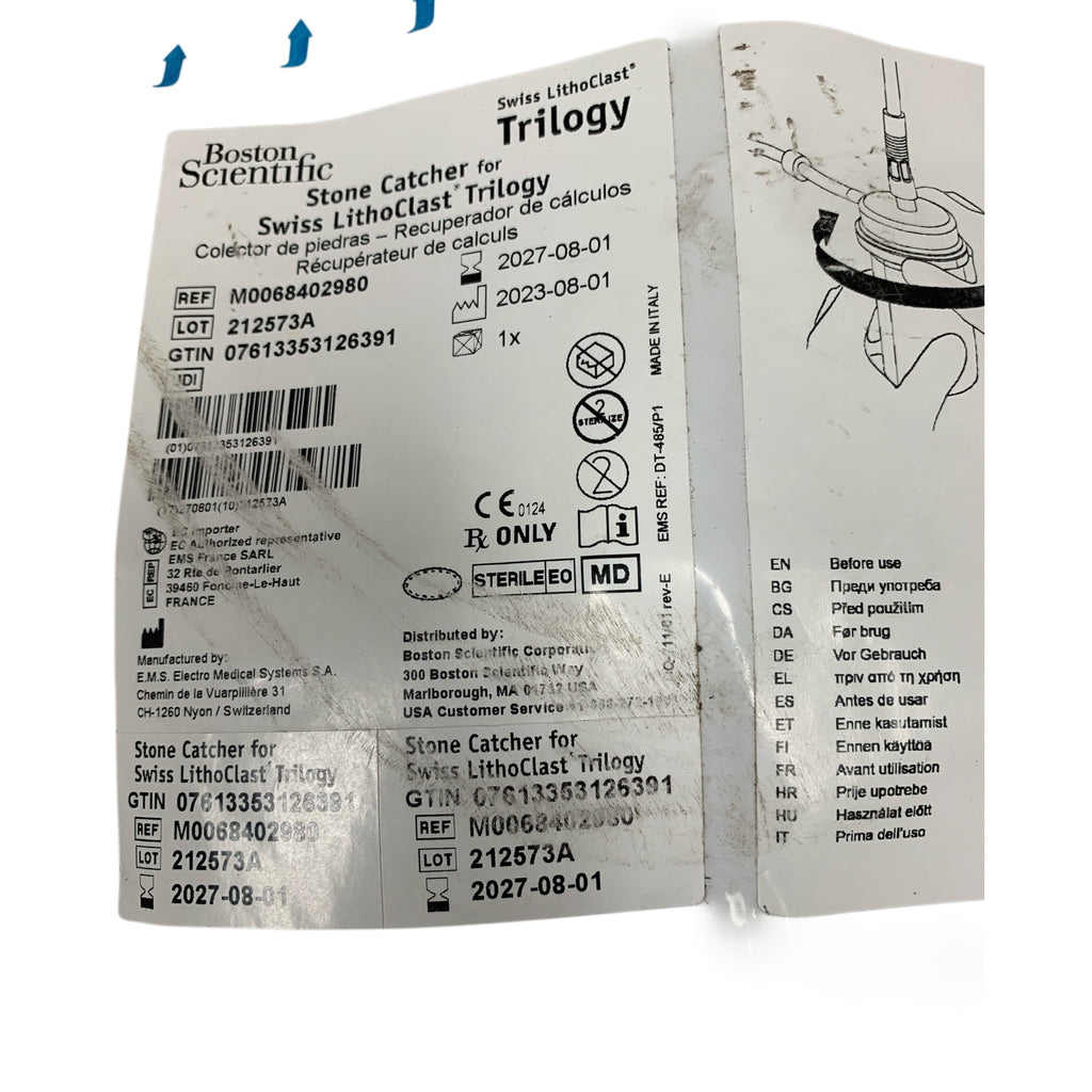 BOSTON SCIENTIFIC M0068402980 Stone Catcher for Swiss LithoClast Trilogy Exp 2027 08