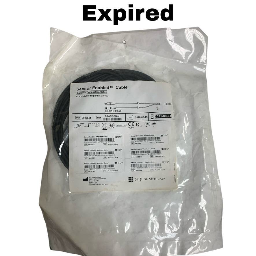 ST JUDE MEDICAL A-FASE-CBL4 Sensor Enabled Ablation Connection Cable 2.5m EXP 2021 08