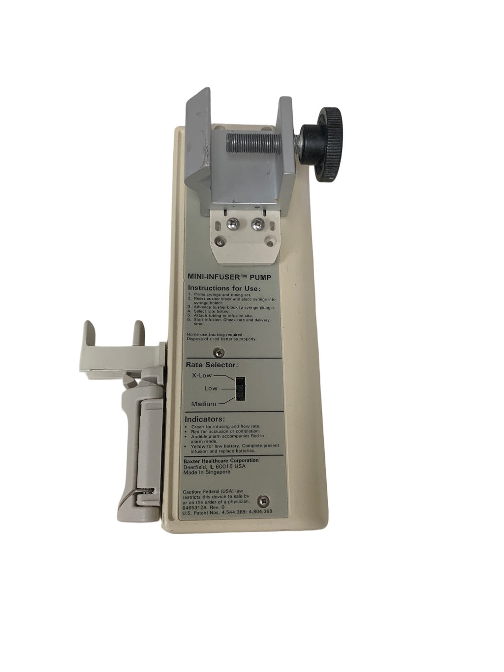 BAXTER Mini-Infuser 300XL Syringe Infusion Pump