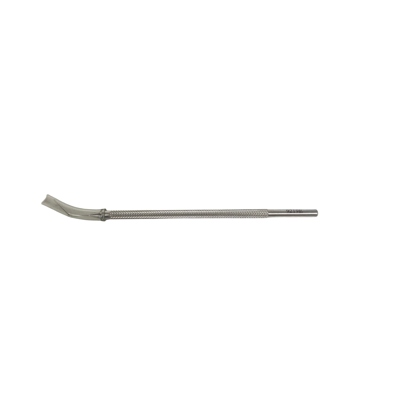 AMBLER REF 9219E Pisacano nucleus rotator 4 1/2'',angled shaft, 10.5mm from bend to tip, flat, blunt, disc-shaped horizontal tip, round handle