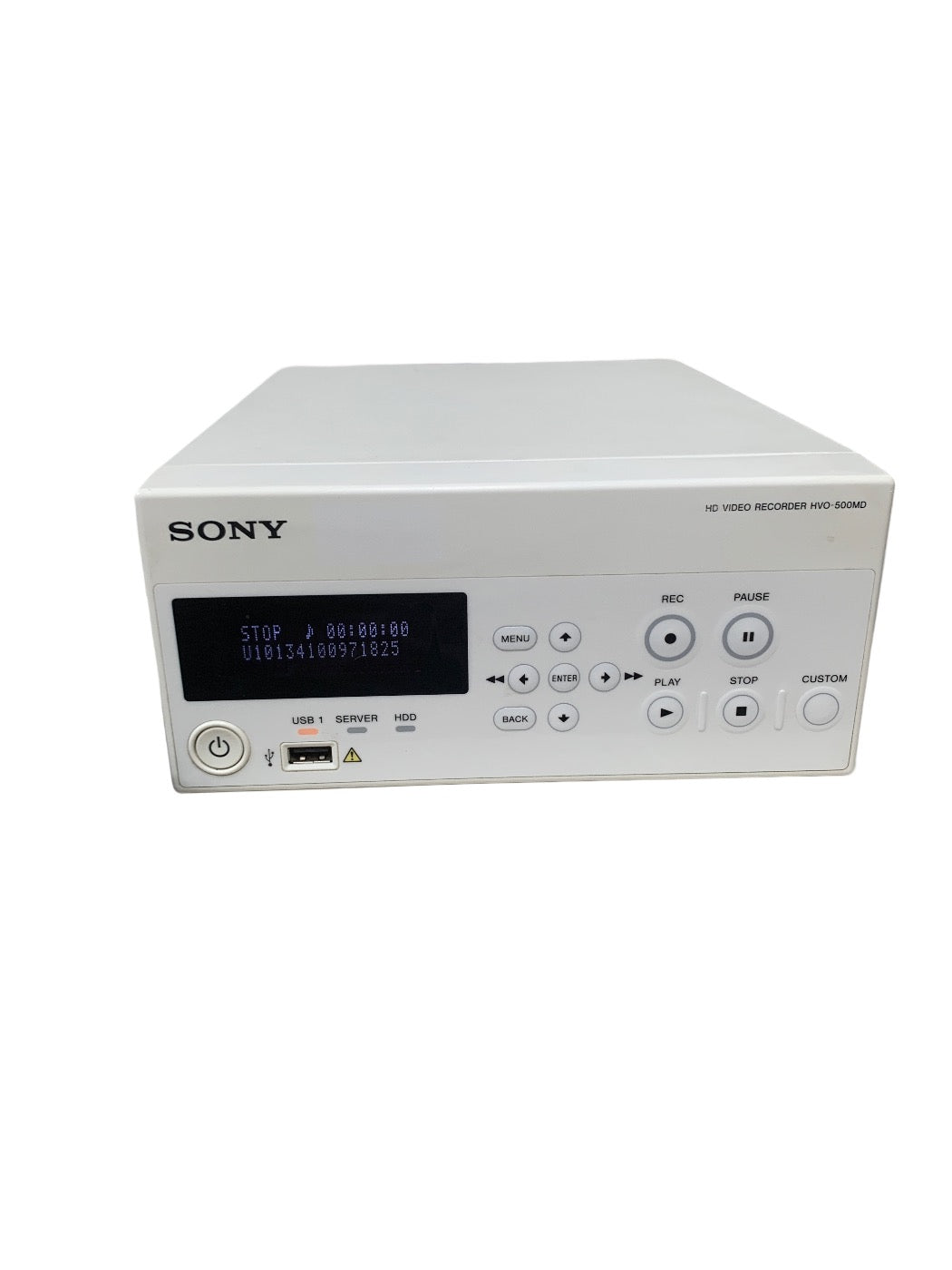 SONY HVO-500MD HD Medical Video Recorder with AC-80MD Power Adapter