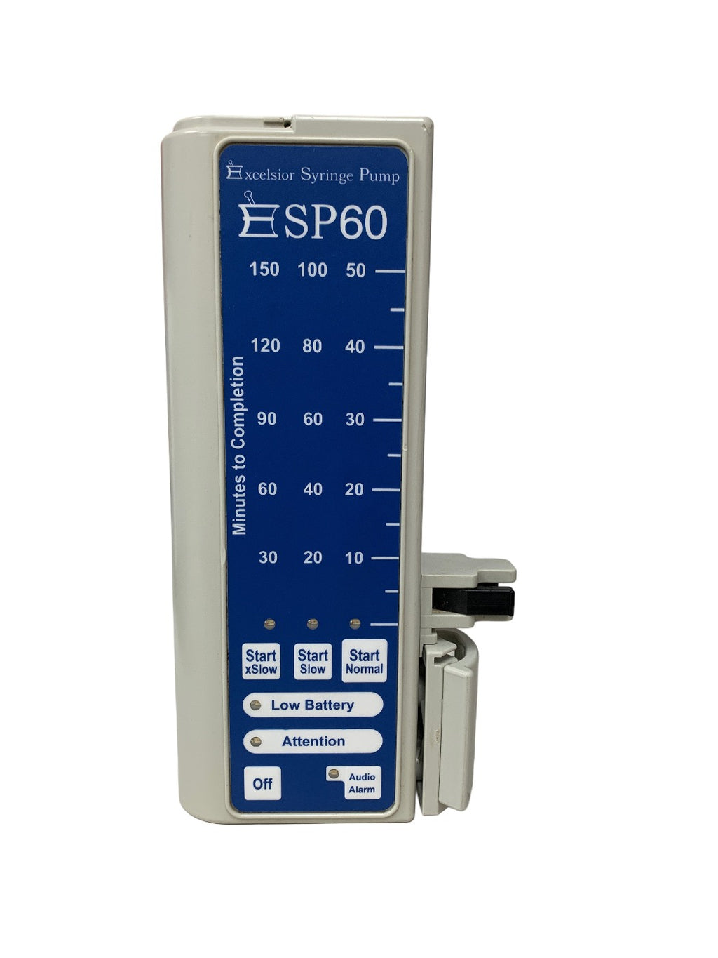 EXCELSIOR ESP60 Syringe Pump Medical Infusion Device with Pole Mount Clamp