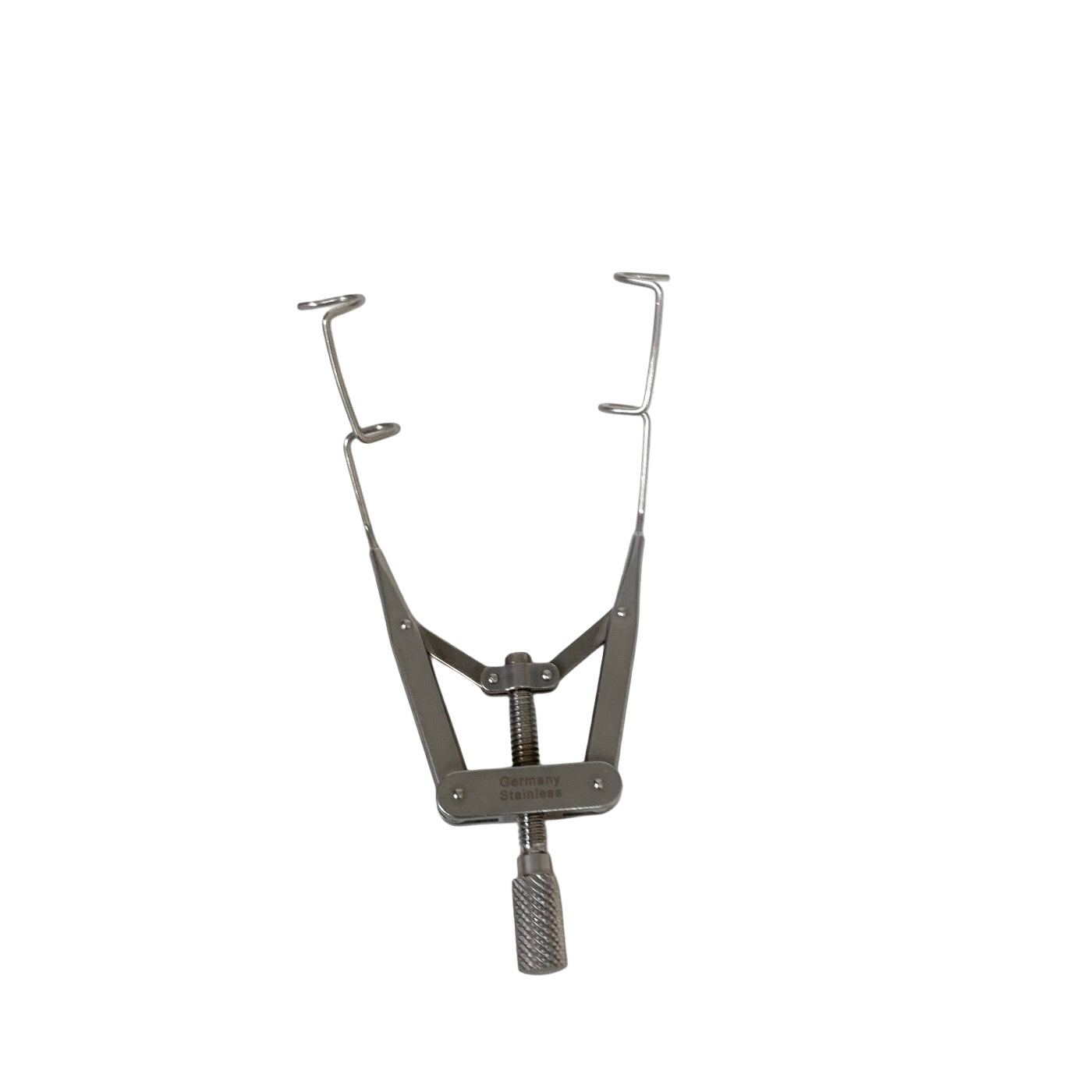 AMBLER REF 7974E Lieberman lid speculum 3'', adult size, 15.0mm open K-wire blades, nasal approach, adjustable thumb-screw tension