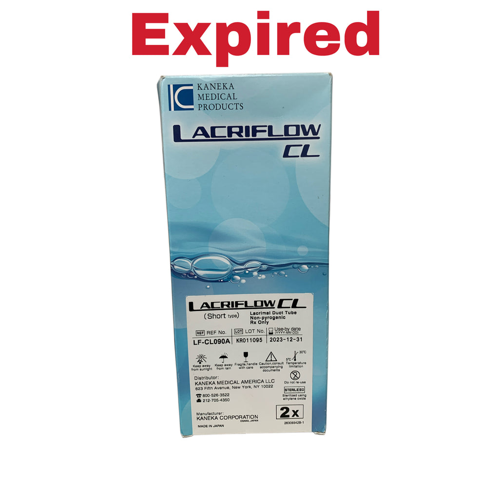 KANEKA REF LF-CL090A Lacriflow CL Lacrimal Duct Tube Short Type (2 Sets/Box), Exp.2023/12