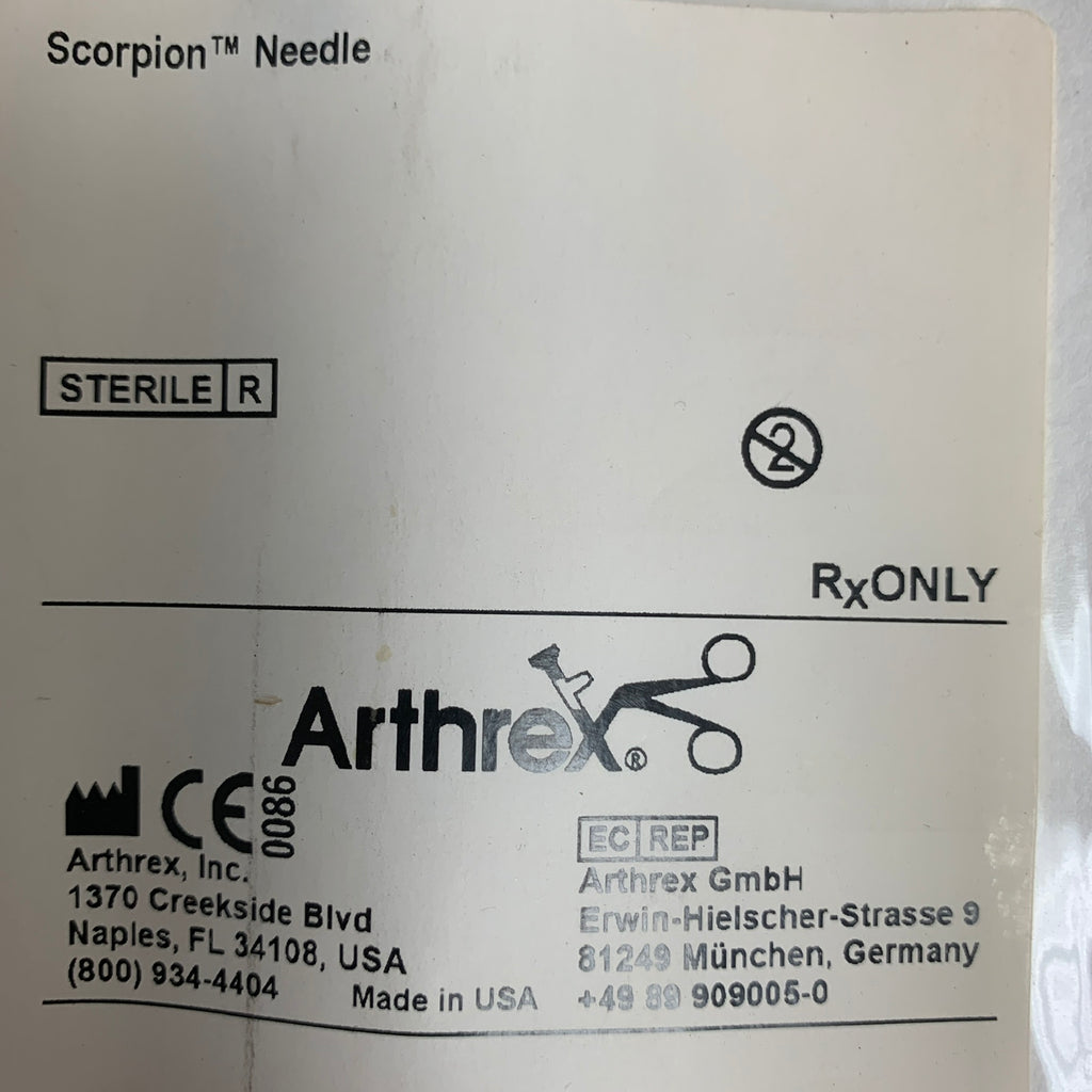ARTHREX AR-13990N Scorpion Needle, EXP 2020-02