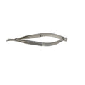 AMBLER REF 5829E Castroviejo corneal scissors 4 1/4'',mini model, curved left 11.0mm blades, blunt tips, flat handle
