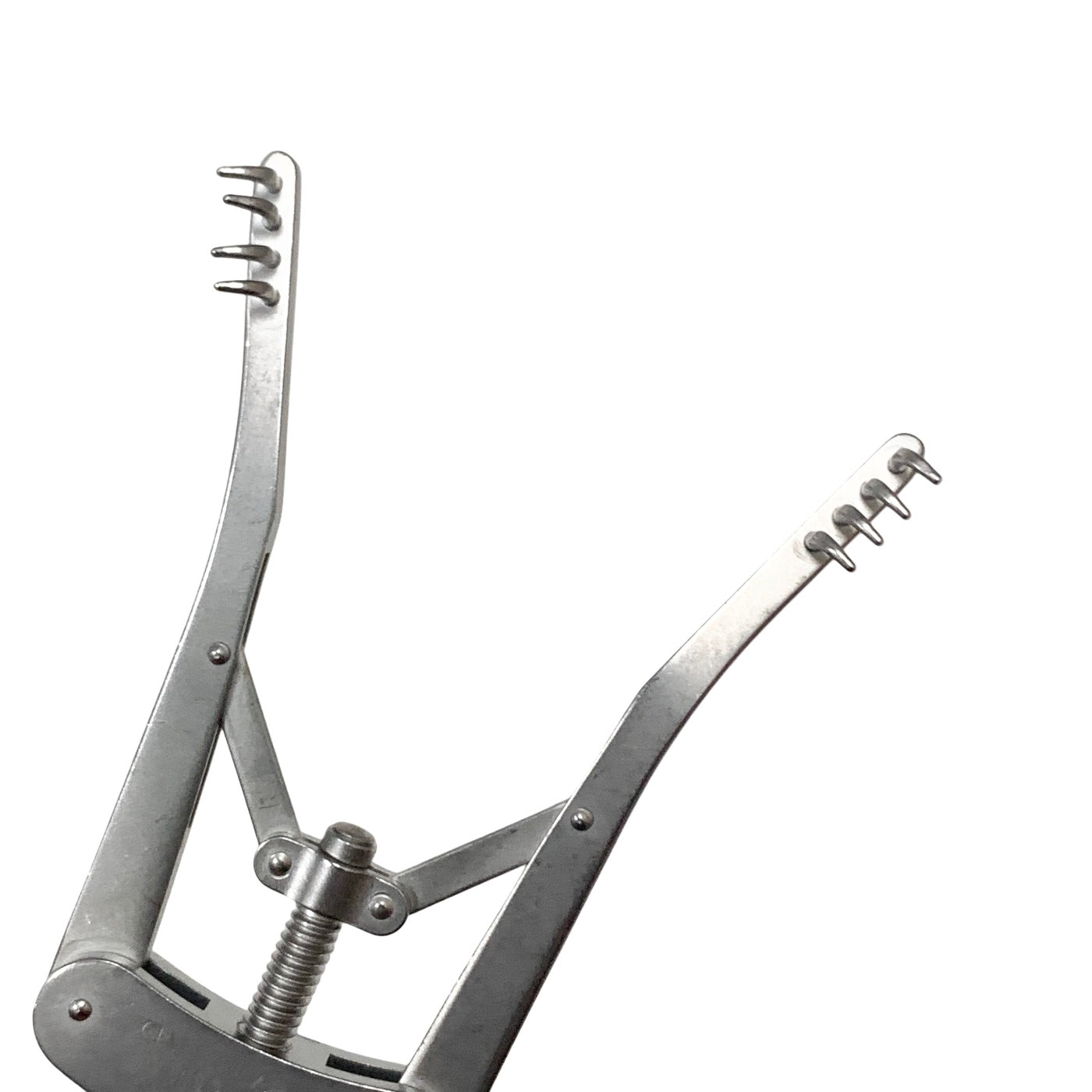 AESCULAP REF BV010R ALM Retractor (self-retaining), 70 mm (2 3/4"), 4 x 4 prongs, jaw depth: 5 mm, jaw width: 7 mm, semi-sharp