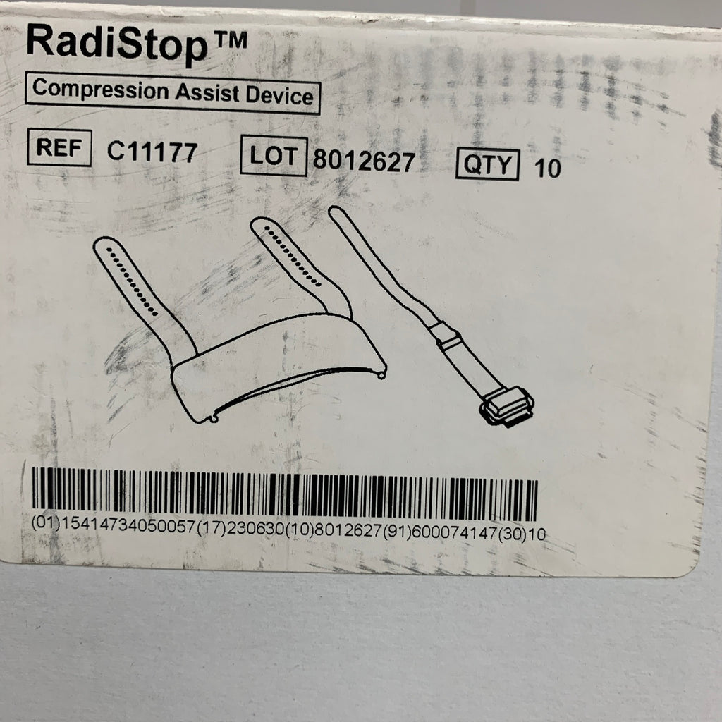 ST JUDE MEDICAL C11177 RadiStop Compression Assist Device Box of 10 EXP 2023 06
