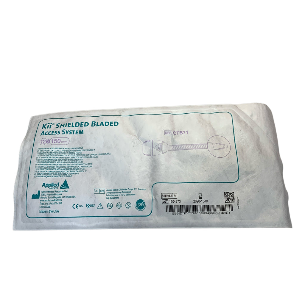 APPLIED MEDICAL REF CTB71 Kii Shielded Bladed Access System 12 x 150mm, Exp.2026/10