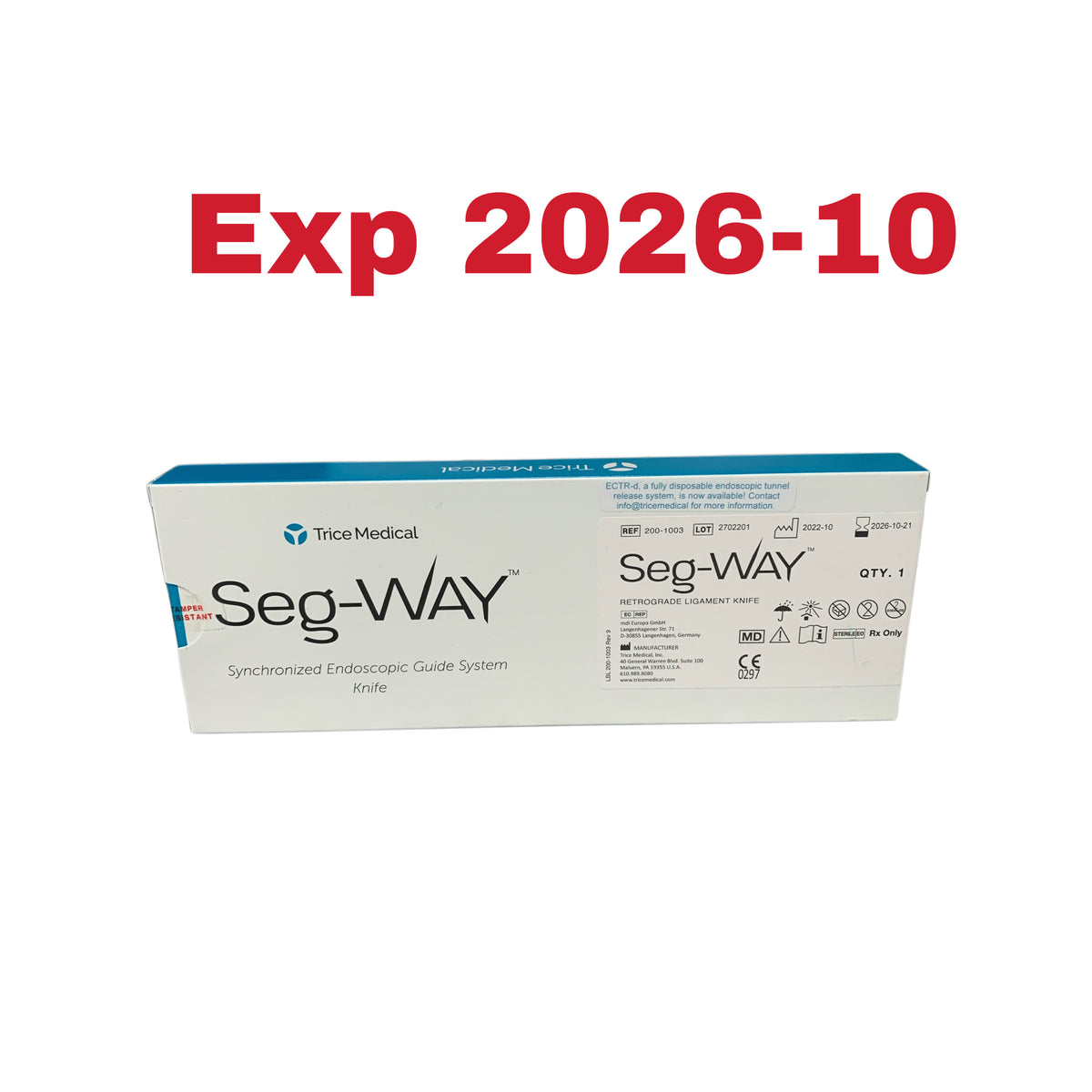TRICE MEDICAL 200-1003 Seg-WAY Synchronized Endoscopic Guide System Retrograde Ligament Knife Exp 2026 10