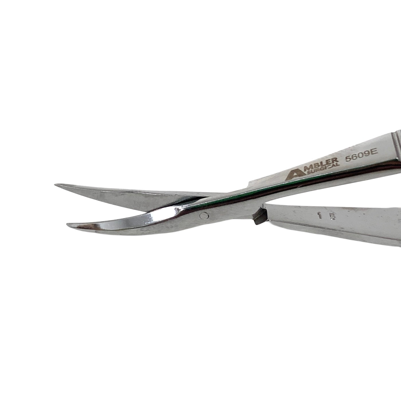 AMBLER REF 5609E Westcott stitch scissors 4 3/4'',slightly curved 21.0mm blades, sharp tips, flat handle