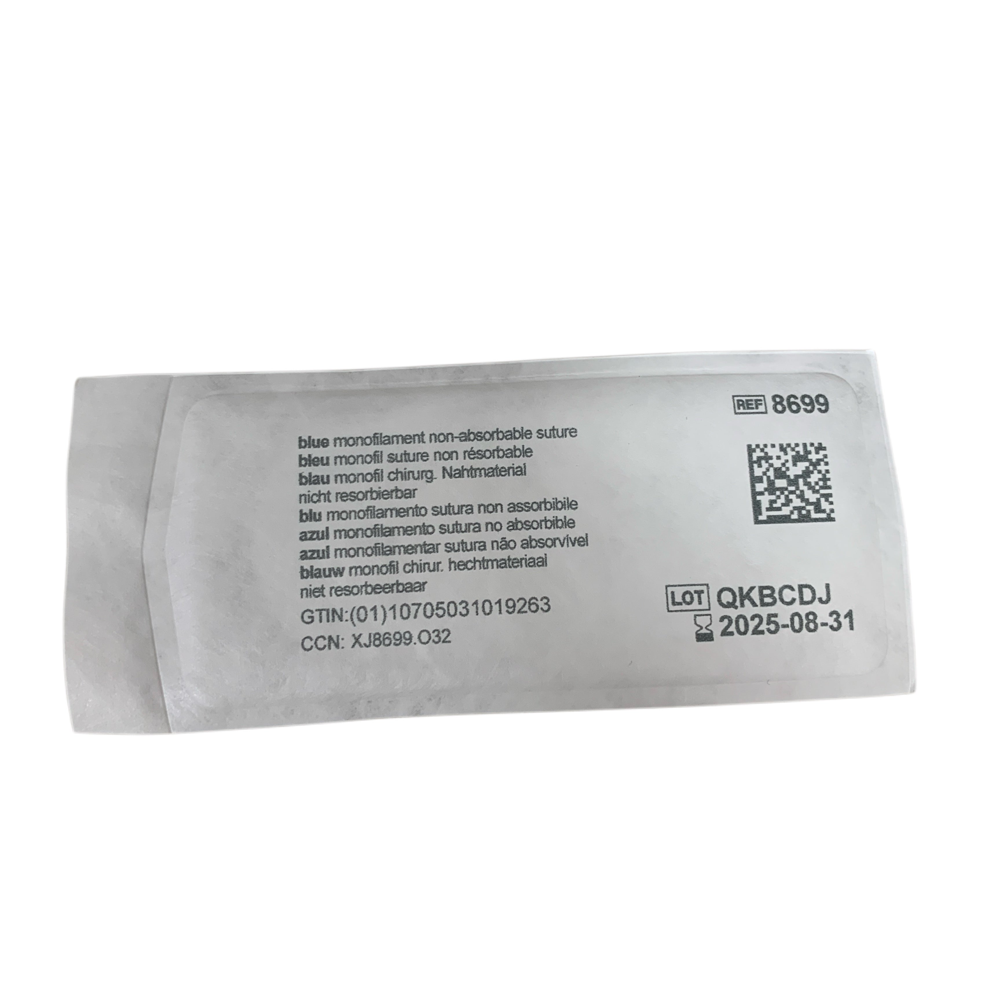 ETHICON REF 8699G PROLENE Polypropylene Suture 4-0 P-3 Needle 18" (45 cm), Exp.2025/08