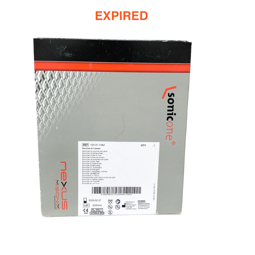 MISONIX REF 120-31-13X2 SonicVac & Tubeset, Exp.2026-02