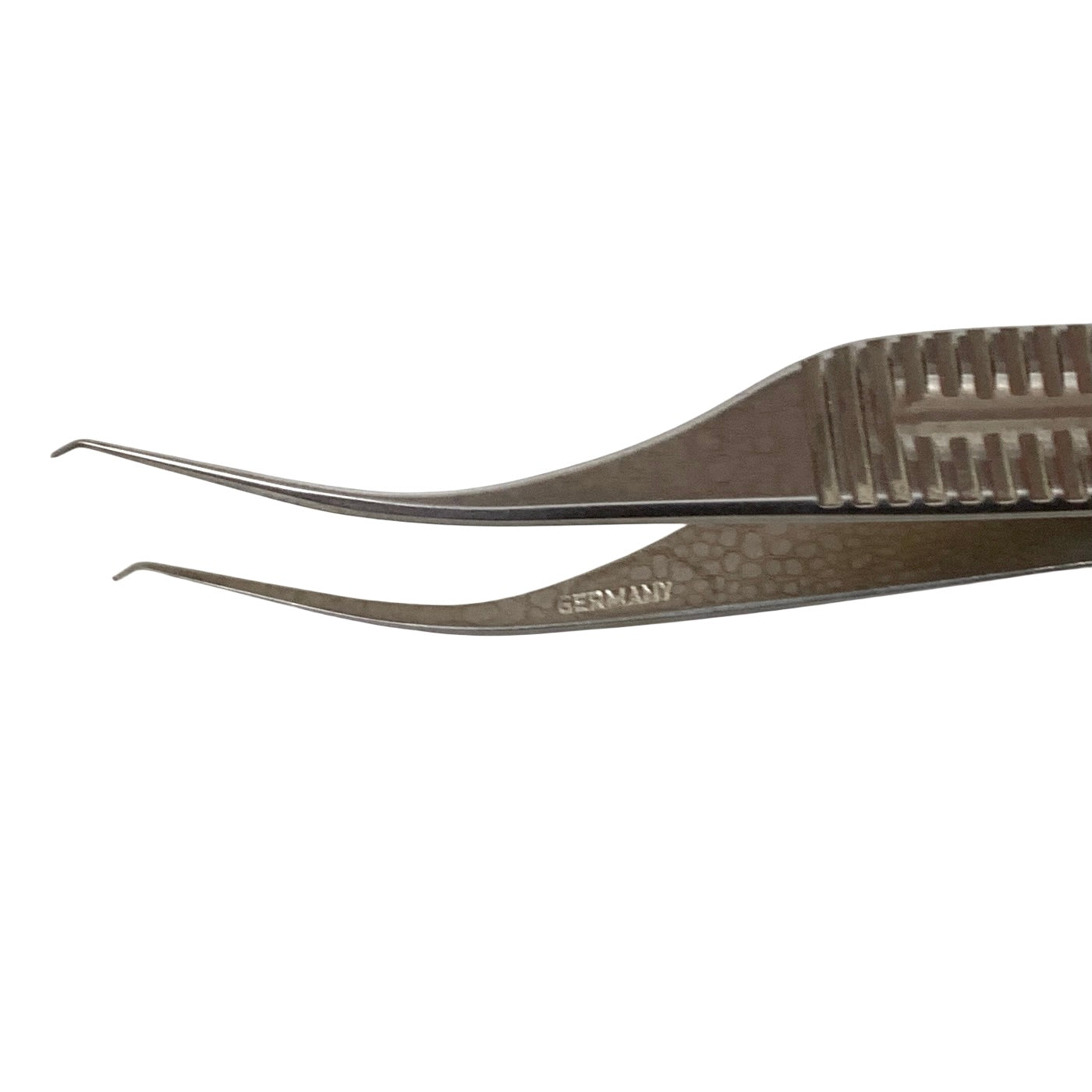 AMBLER REF 2240E Troutman-Barraquer colibri corneal forceps 2 7/8'',0.12mm 1x2 teeth set at 45º, flat handle