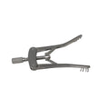 AESCULAP REF BV010R ALM Retractor (self-retaining), 70 mm (2 3/4"), 4 x 4 prongs, jaw depth: 5 mm, jaw width: 7 mm, semi-sharp