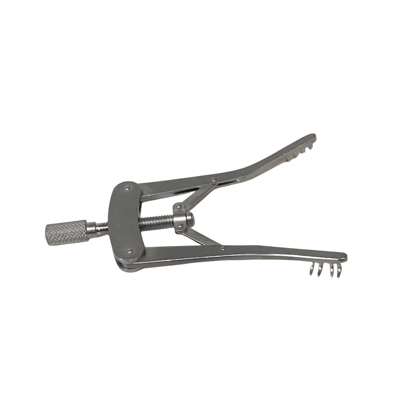AESCULAP REF BV010R ALM Retractor (self-retaining), 70 mm (2 3/4"), 4 x 4 prongs, jaw depth: 5 mm, jaw width: 7 mm, semi-sharp