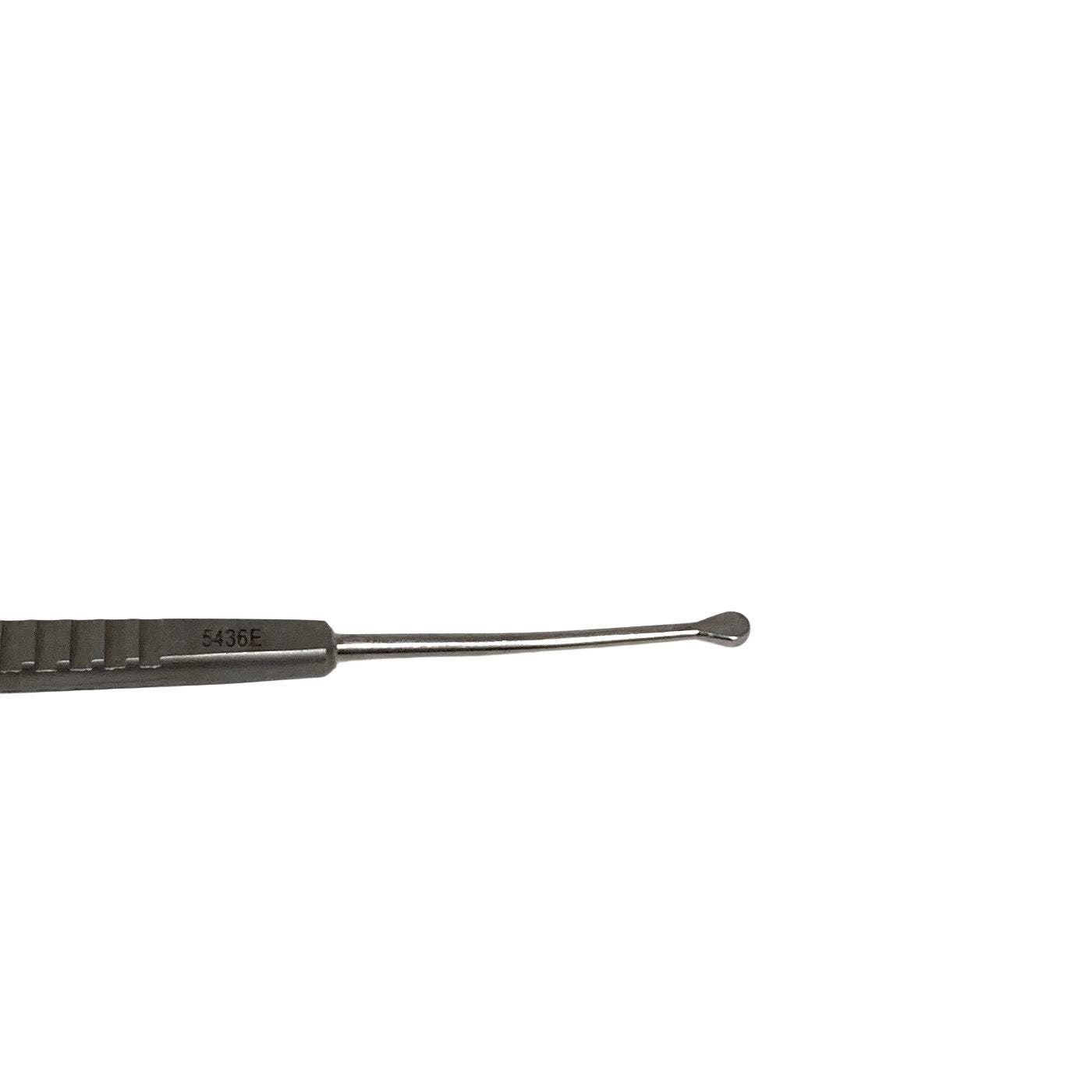 AMBLER REF 5436E O'Connor scleral depressor/marker 5 3/8'', double-ended, 3.0mm wide teardrop-shaped end and 1.5mm Gass marking end, flat handle