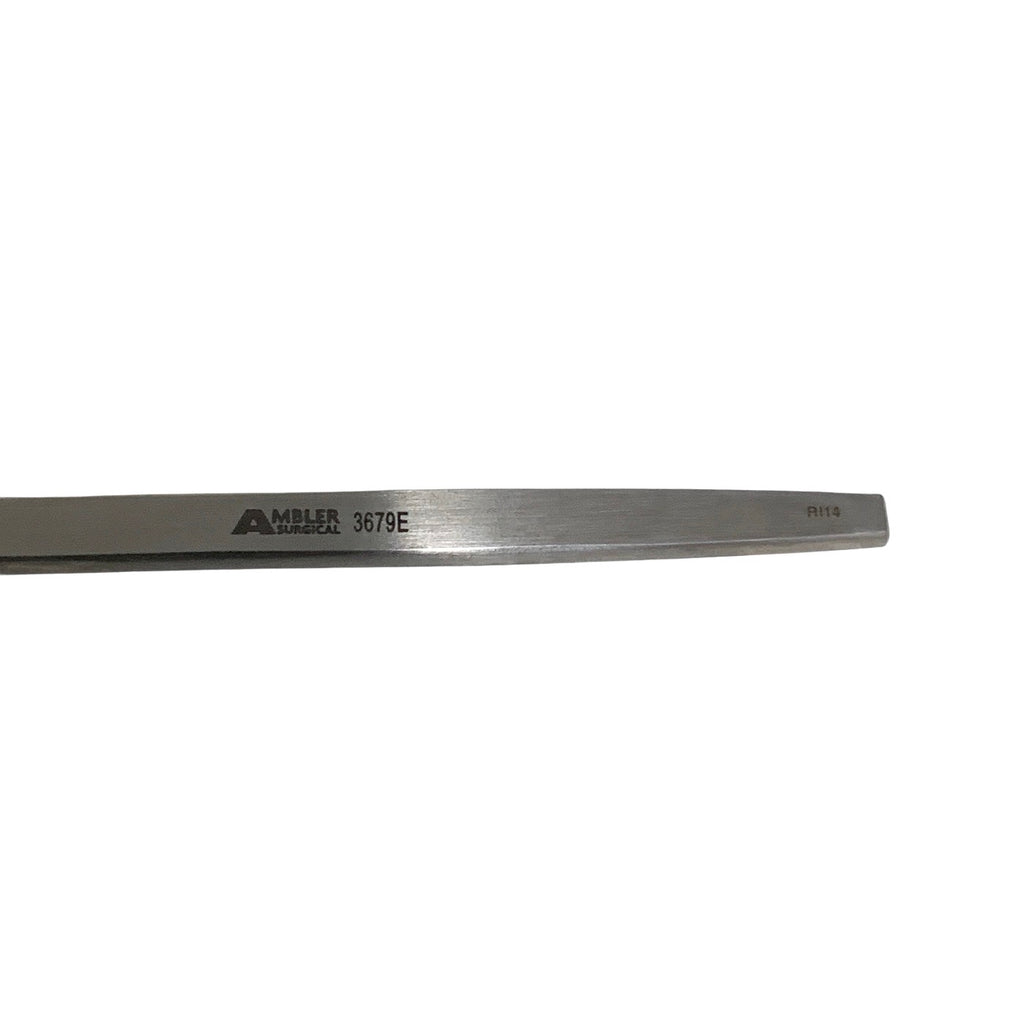 AMBLER REF 3679E Gass retinal detachment hook 5 5/8'',flattened 13.0mm Graefe-type hook end with 1.5mm oval hole, flat handle