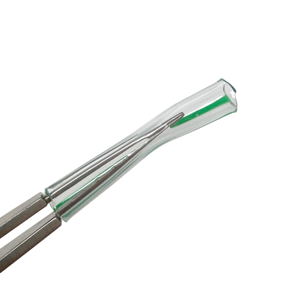 AMBLER Ref 2560E Harms tying forceps 4 1/4'',straight shafts, smooth jaws, 6.5mm tying platforms, wide flat handle