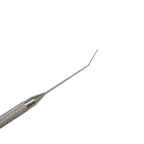 AMBLER REF 3285E Bechert nucleus rotator 4 7/8'',angled shaft, 7.0mm from bend to tip, horizontal y-shaped rotator tip, round handle