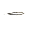 AMBLER REF 4412E Castroviejo needle holder 5 1/8'',curved, 9.0mm smooth jaws, round handle, without lock