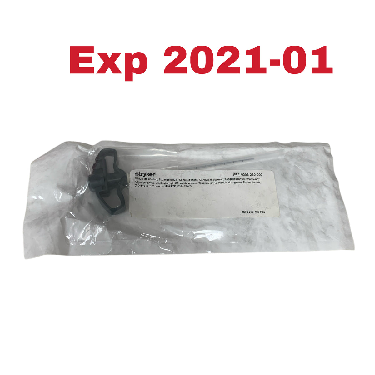 STRYKER 0306-230-000 iVAS 13 G Access Cannula Exp 2021 01