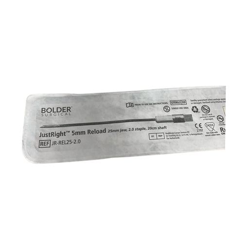 BOLDER SURGICAL REF JR-REL25-2.0 JustRight 5mm Reload 25mm Jaw 2.0 Staple 20cm Shaft, Exp.2022/08