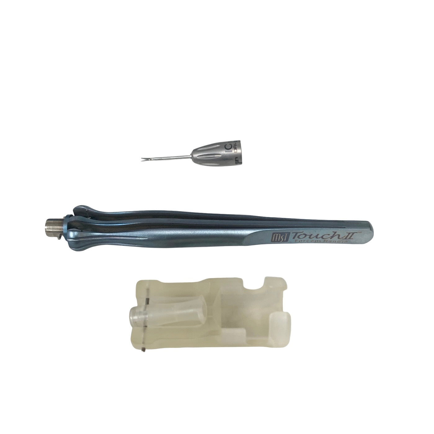 MST REF DFH-0012, 19g Packer/Chang IOL Cutters, Straight With Forceps Handle