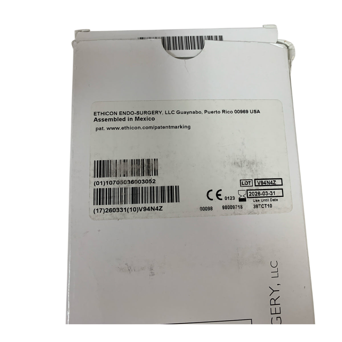 ETHICON ENDO-SURGERY TCT10 PROXIMATE Reloadable Linear Cutter with Safety Lock-Out 100 mm Exp 2026 03