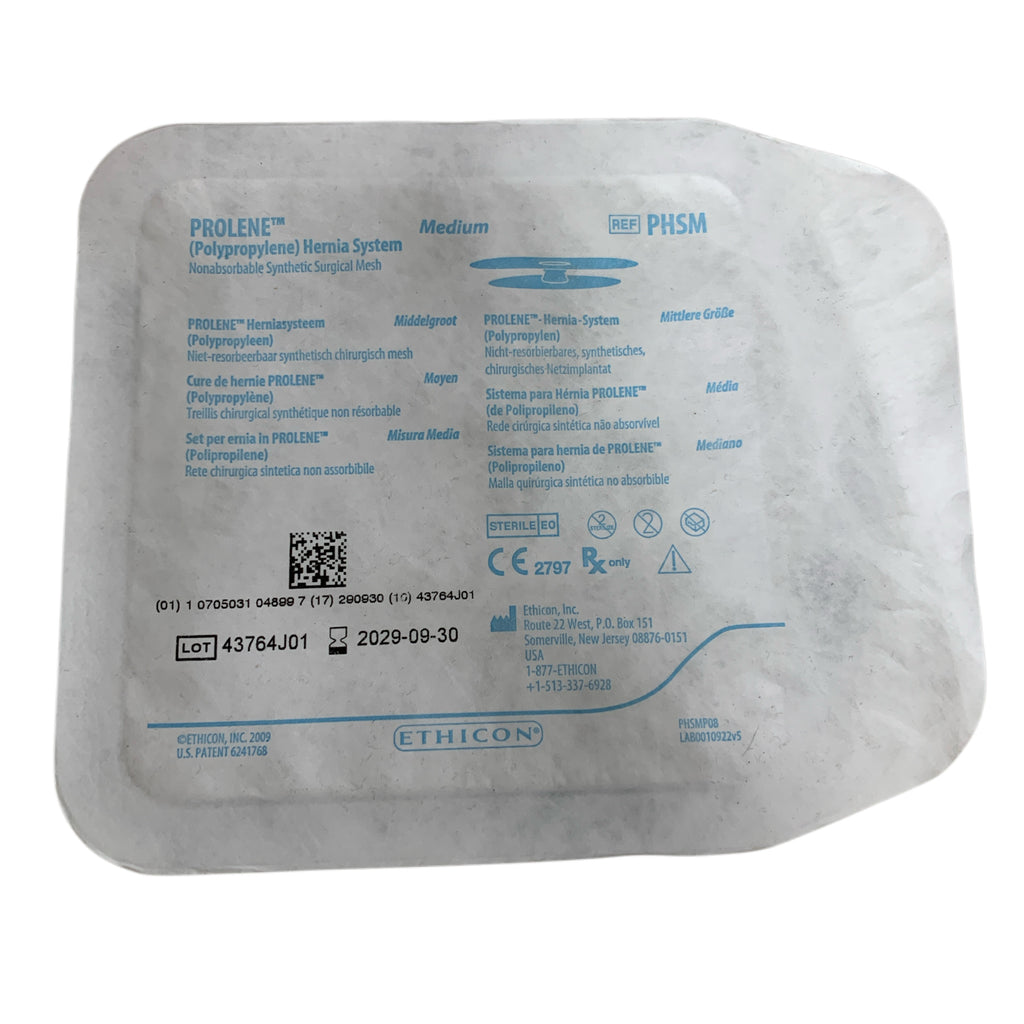ETHICON REF PHSM PROLENE Polypropylene Hernia System, Medium, Exp.2029/09