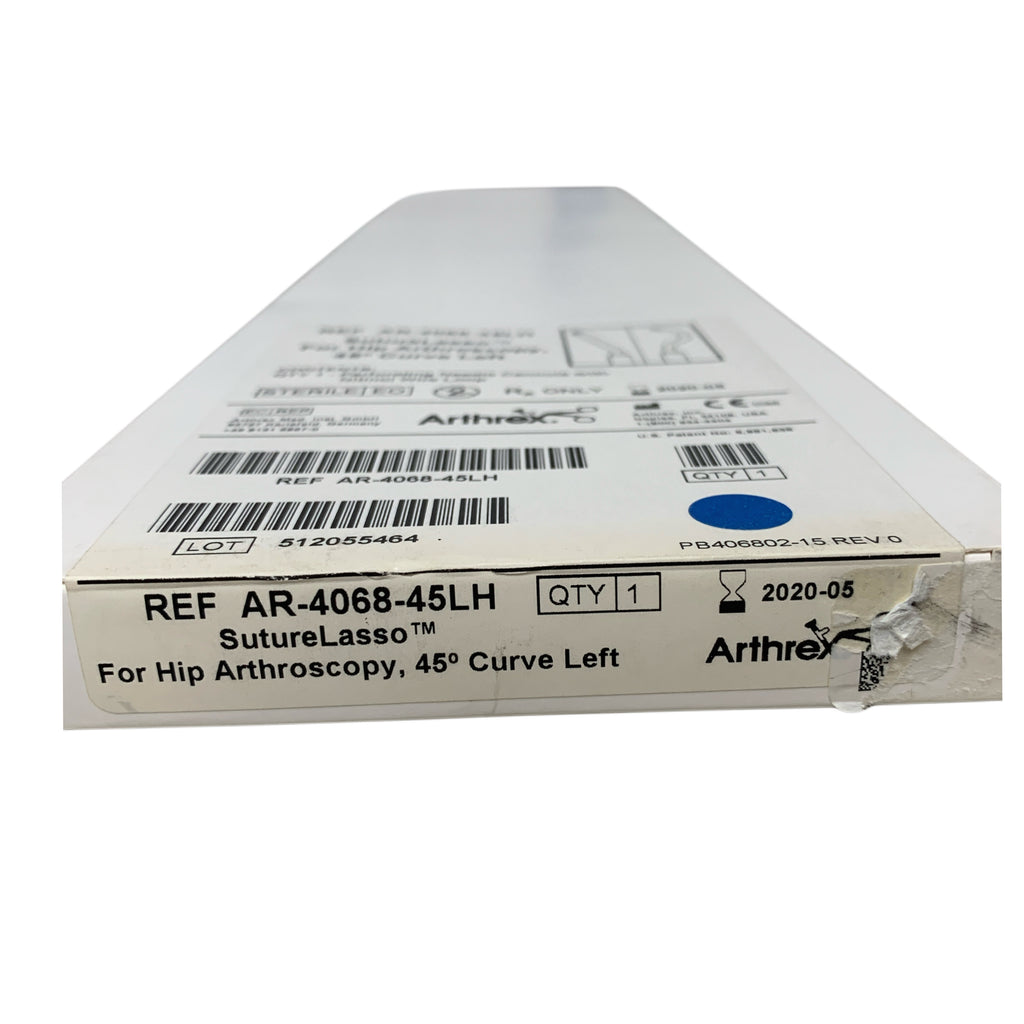 ARTHREX AR-4068-45LH SutureLasso For Hip Arthroscopy 45 Degree Curve Left Exp 2020 05