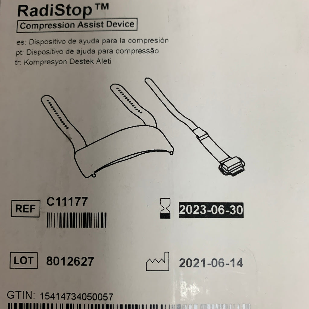 ST JUDE MEDICAL C11177 RadiStop Compression Assist Device Box of 10 EXP 2023 06