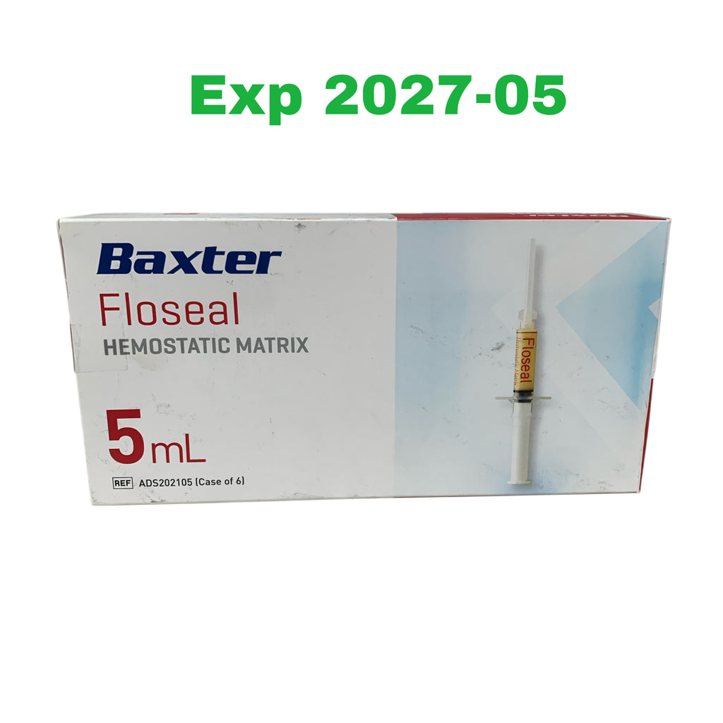 BAXTER REF ADS202105 Floseal Hemostatic Matrix 5mL Box of 6, Exp.2027/05